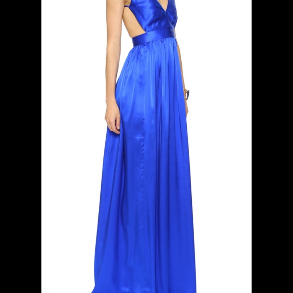 ONE by Contrarian Babs Bibb Maxi Dress in blue - size 0